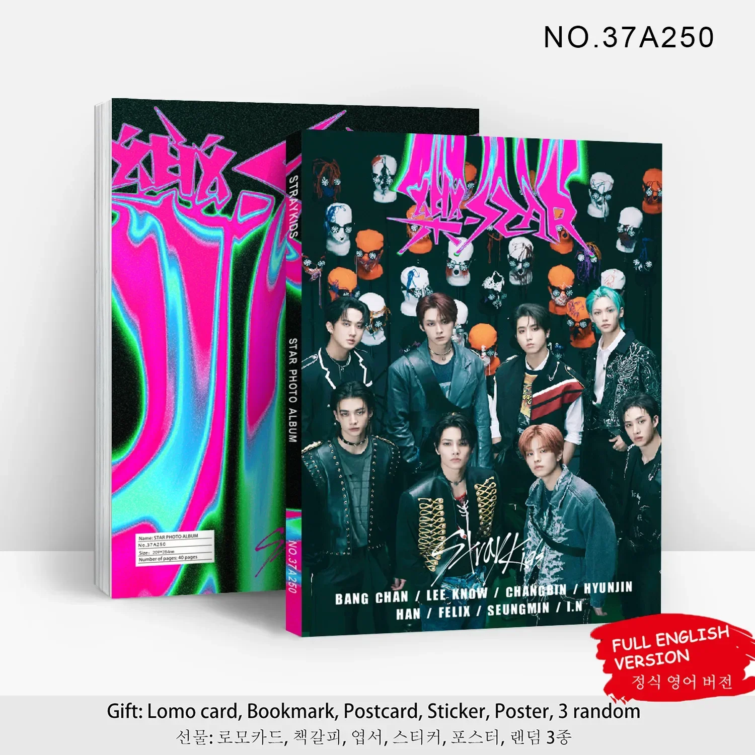 

Kpop Stray детский новый альбом рок-звезда 5-звездный портрет HD Фотогалерея наклейка плакат Закладка карточка StrayKids веер коллекционный подарок