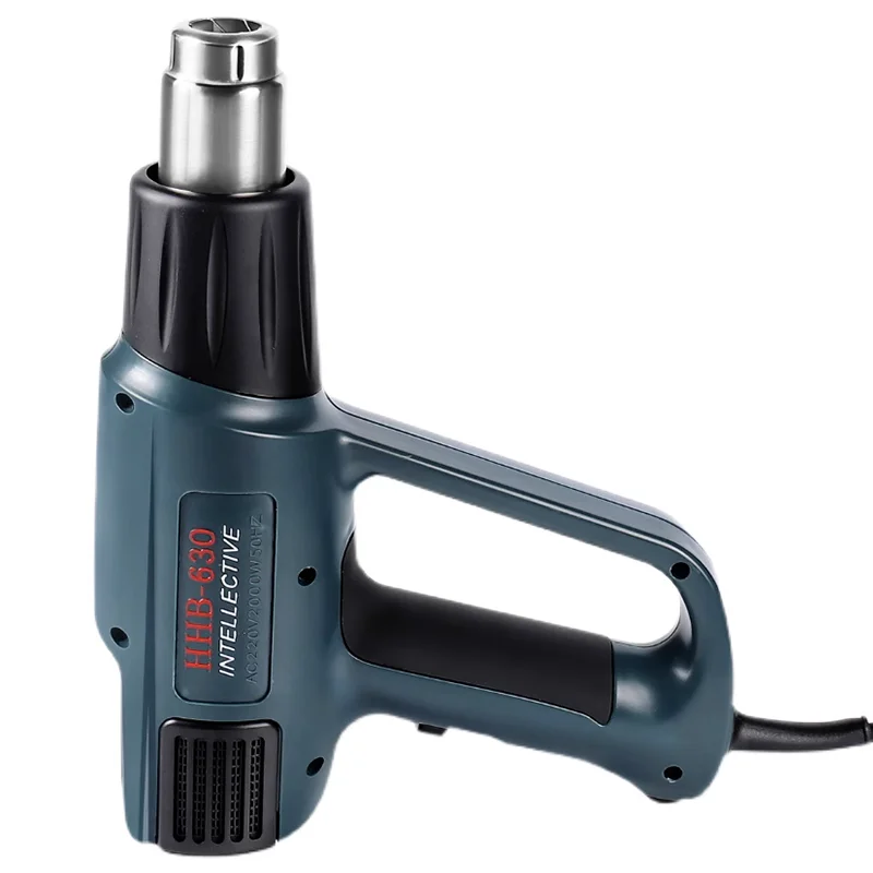 Hhb Good Partner-630 Hot Air Gun 2000W High Power Air Gun Industrial Grade Plastic Welding Heat Shrinkable Film Baking Sticker