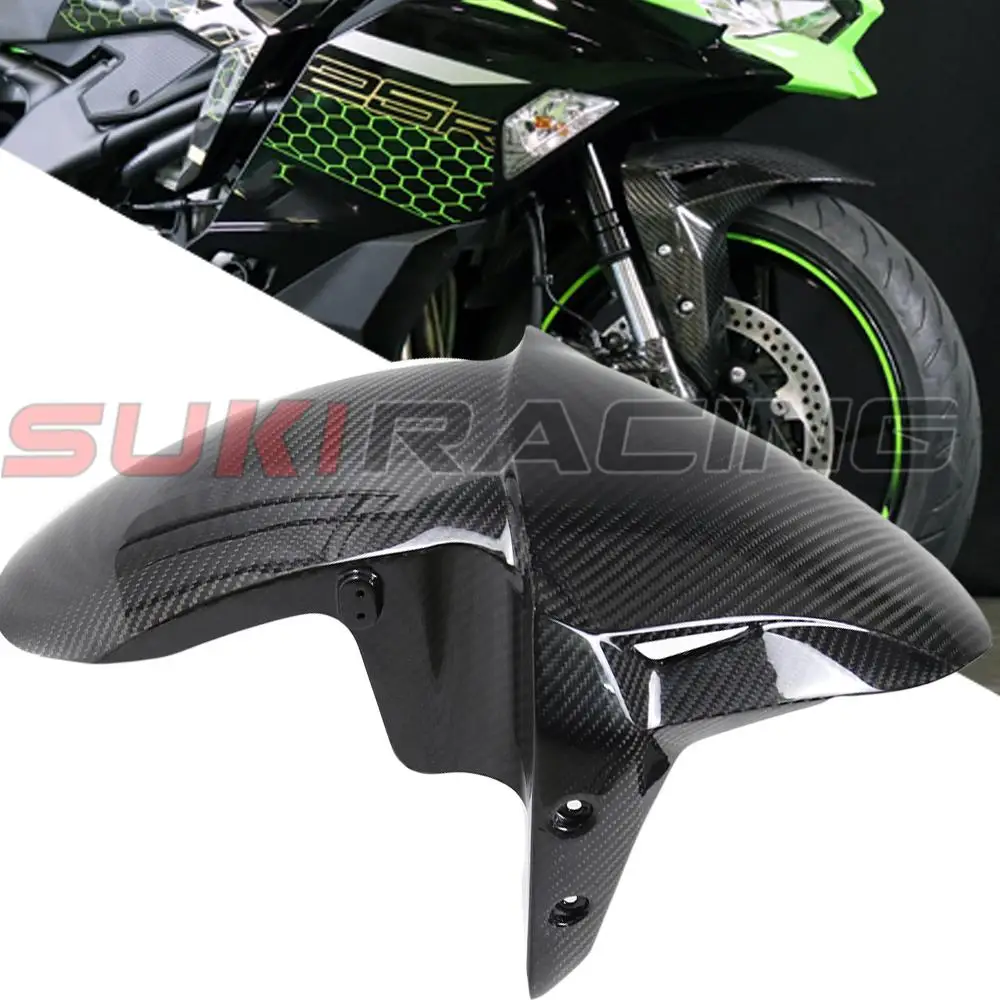 

Для Kawasaki ZX-25R ZX25R 2020 2021 углеродное волокно переднее крыло мотоцикла брызговик аксессуары для мотоциклов