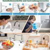 All Metal 1080° Universal Swivel Faucet Sprayer Head for Faucet Extender Aerator Bubbler Nozzle Kitchen Tap Washbasin Robot Arm 6