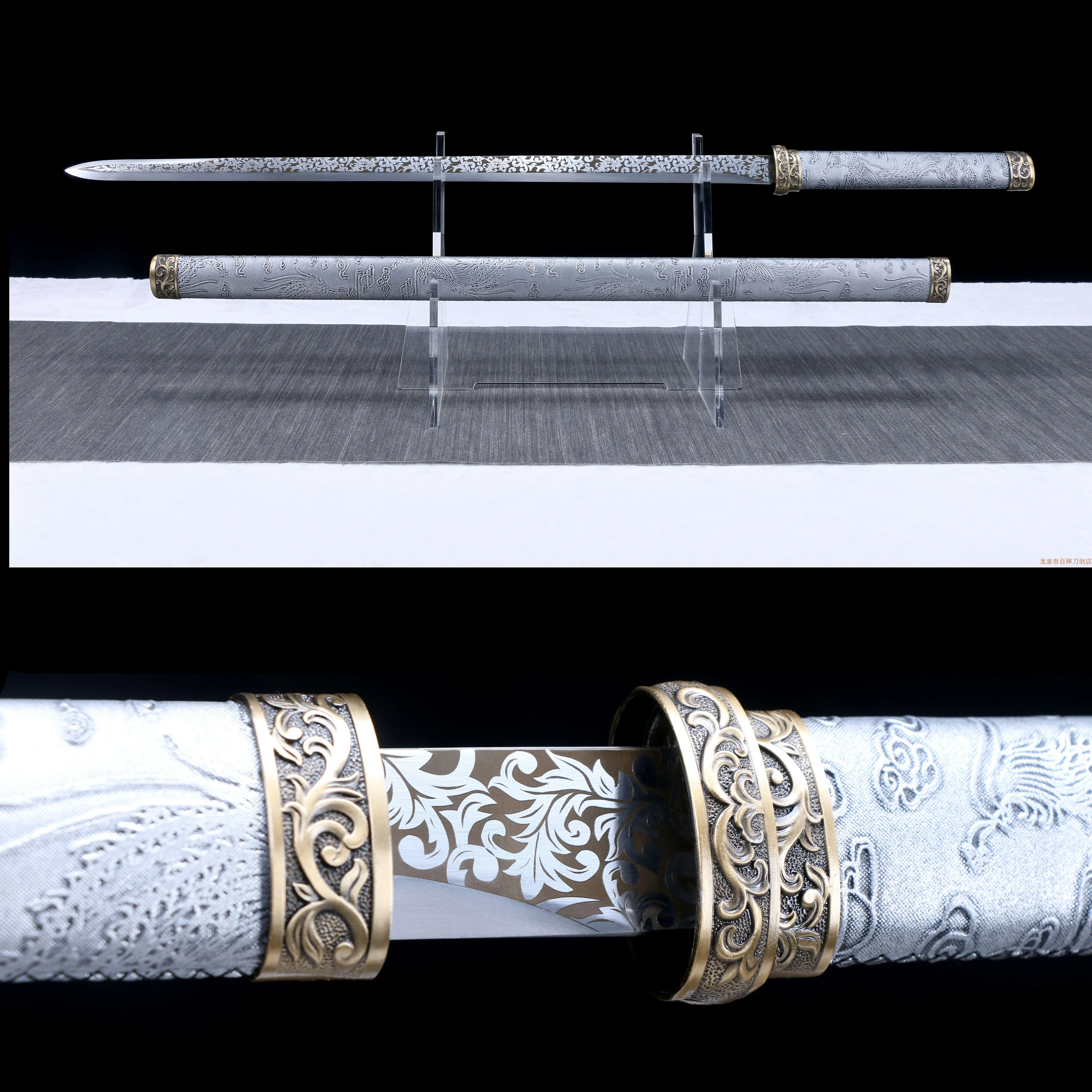 

102cm Medieval real steel sword battle preparation Kung Fu Martial Arts Free Sword Tang Sword Exquisite collection of katana