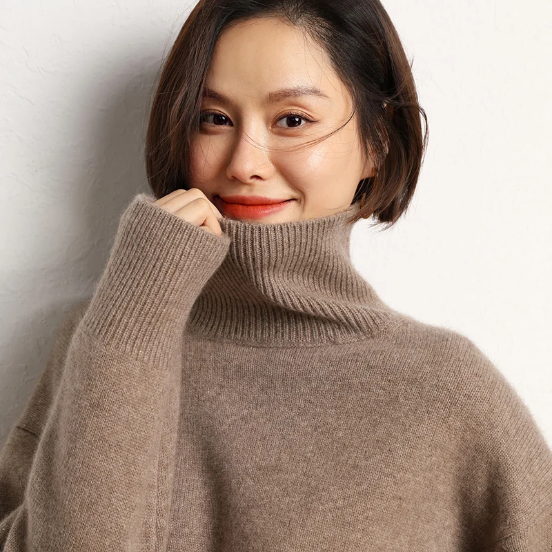 

2022 кашемировый Женский, 100%, зимний, свободный, с высоким воротником