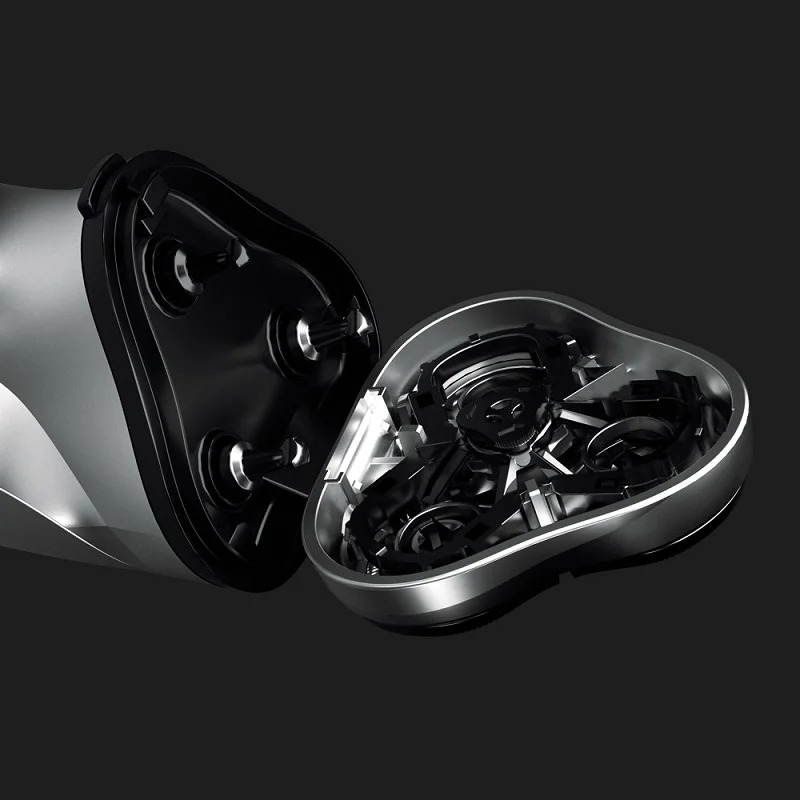 BS001 Electric Shaver Replacement Head Men's Electric Razor 3D Floating Blade Head, Removable Blade Wash 1-5Set 5