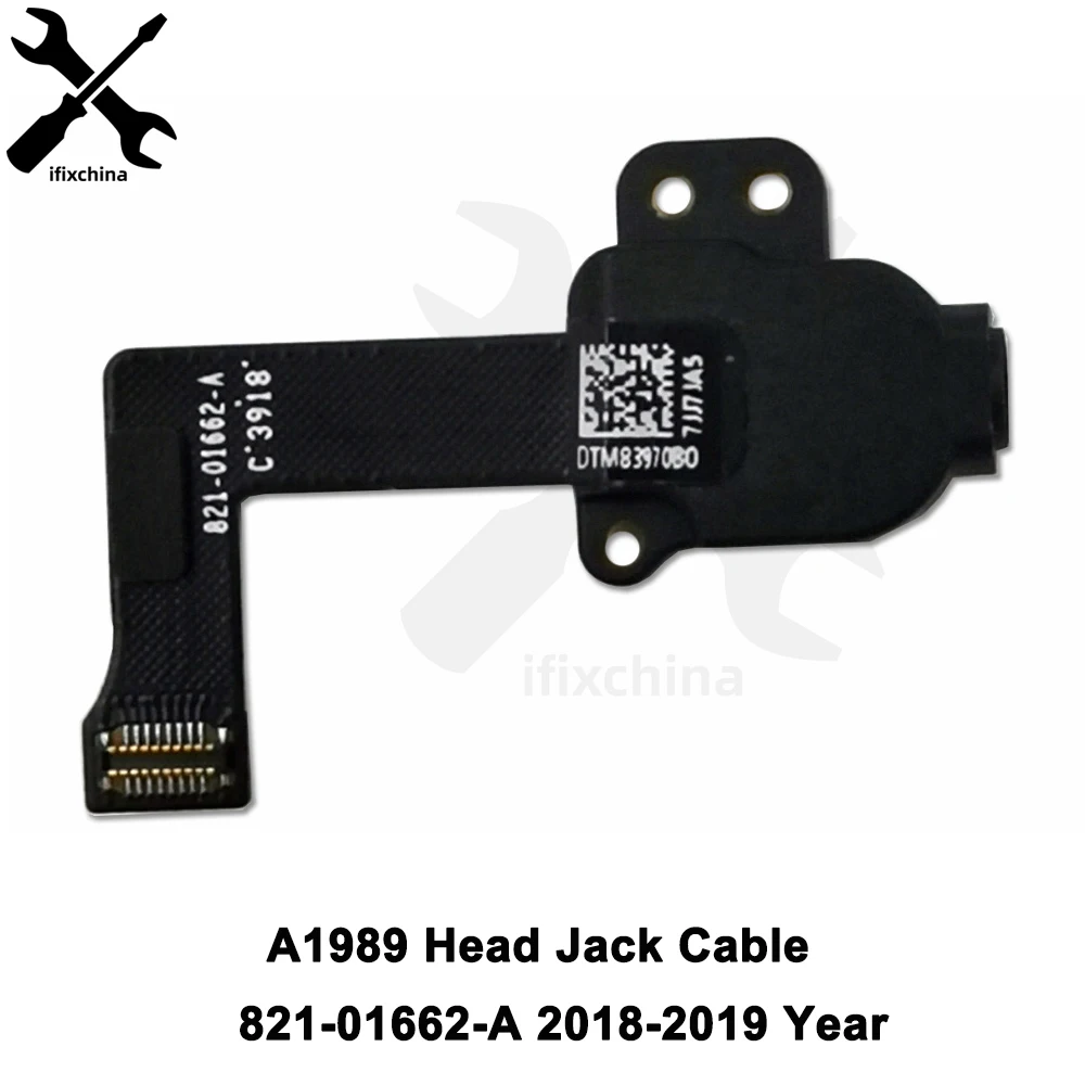 Nuovo Cavo Flessibile Per Jack Audio Per Cuffie Latpop A1989 Per Macbook Pro Retina 13 "A1989 Metà 2018 2019 Anni