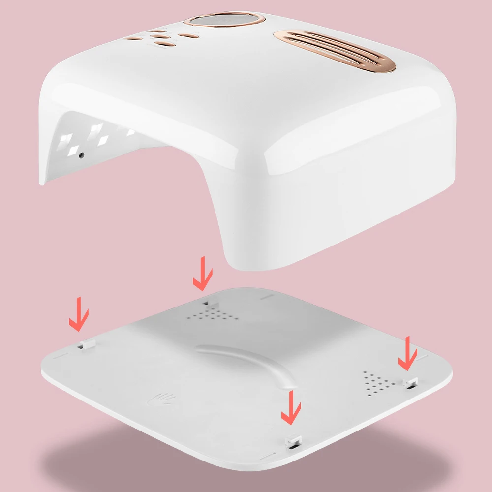 Wireless UV Led Nail Lamp 72W Fast Nail Dryer UV Curing Lamp Cordless Rechargable Nail Drying Lamp for All Gel Nail Polish Alar 3