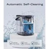 Crushed Pellet Nugget Ice Maker Machine 33lbs/24H Self-Cleaning Operation Easy Add Water Compact Design Portable Countertop Ice 5