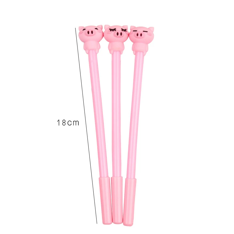 1 Piece Cute Pink Kawaii Pig Gel Pen Fashion School Office Supplies Students Gift Awards Accessories Stationery 5