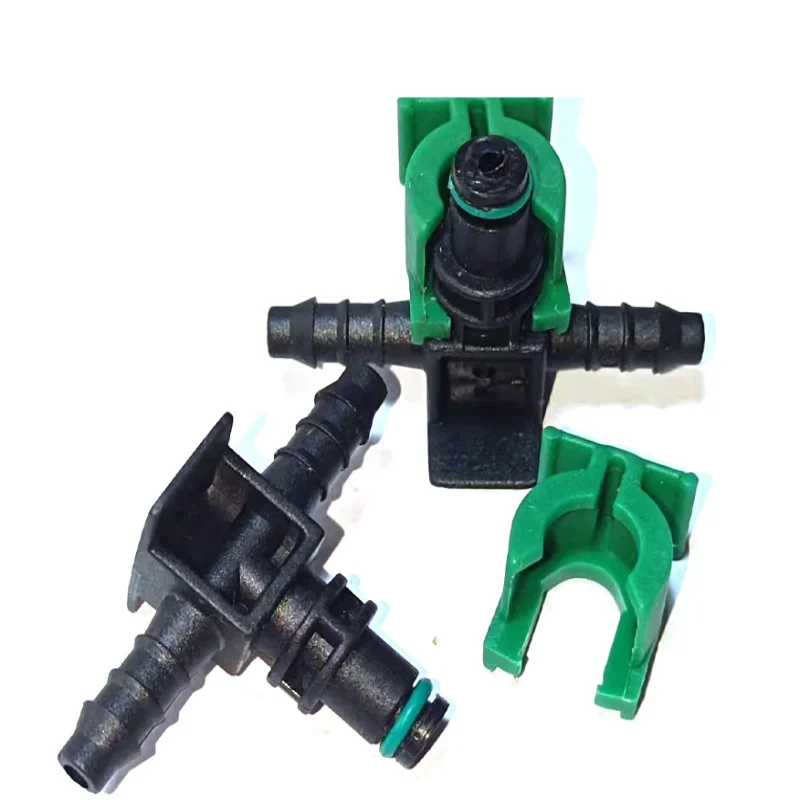 Two-wa-y L Shape Oil Return Joint 1PCS For Jia-ngling Ford New All-shuntu Ruiou V348 Fuel Injector