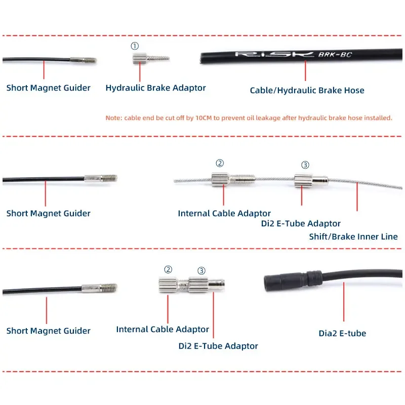 시프트 브레이크 케이블 용 자전거 도구 키트 프레임 내부 통로 정렬 유압 와이어 호스 정렬 변속기 라인 스레드 라우팅