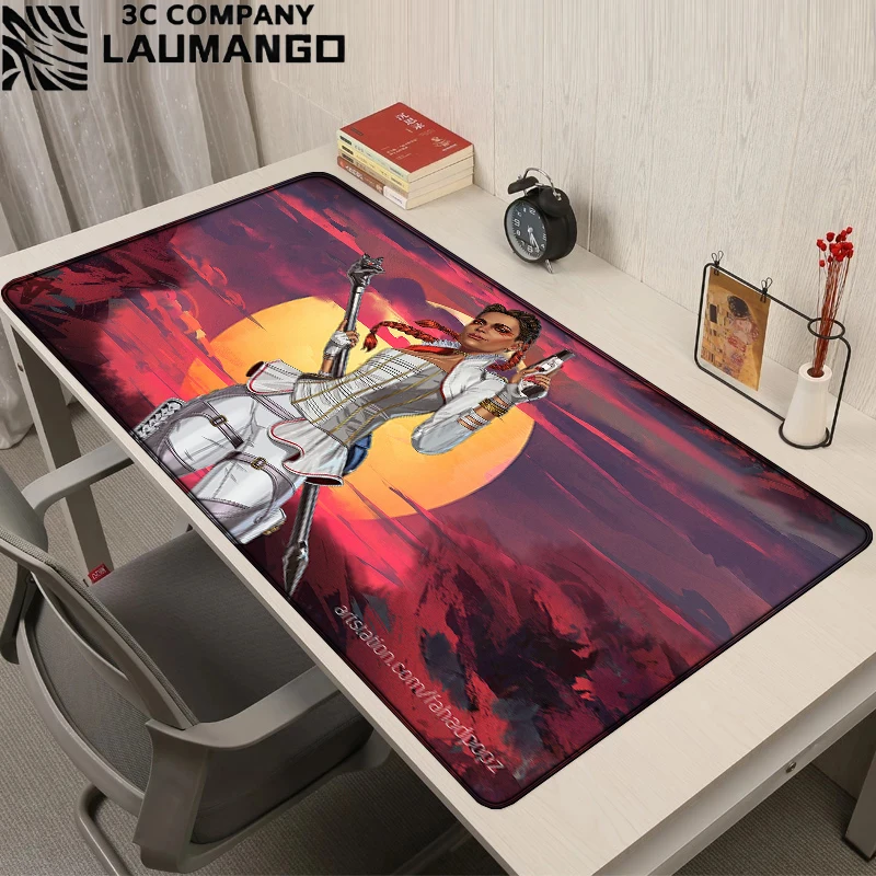 Mouse Pad Kawaii Gaming Accessories Gamer Apex Legends Speed Keyboard Mause Large Desk Mat Laptops Deskmat Cabinet Rug Anime Pc