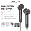 DOCO High Speed Hair Dryer 75m/s 200 million Negative Ions Hair Care 11000 Rpm Professional Lightweight Home Travel Gift 1