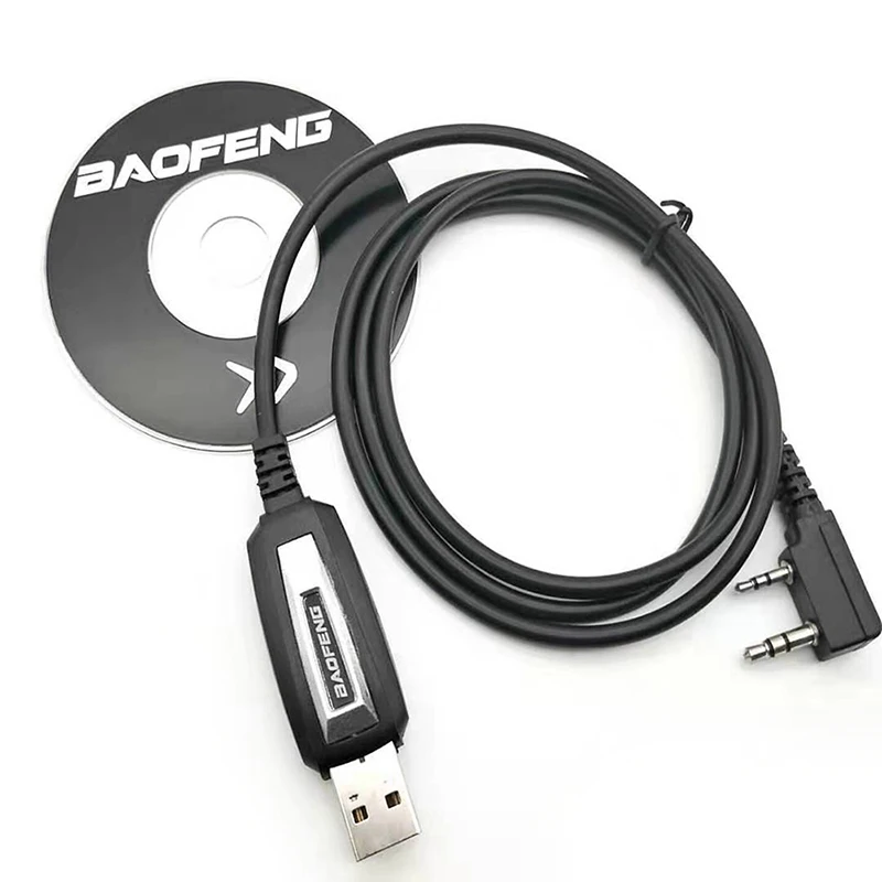 

Original Baofeng Portable USB Programming Cable With Drive Software CD For Two-way Radio Walkie Talkie UV-5R BF888S UV-82 UV-3R+