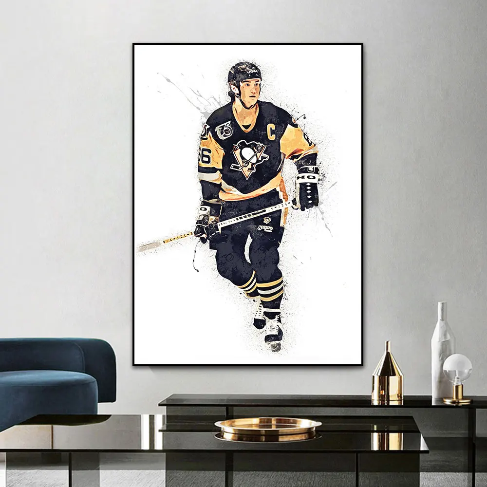 Canvas Wall Art Decor Hockey Wall Art Hockey Picture Mario