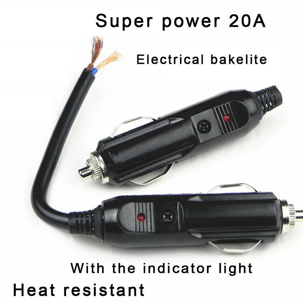 

Connector Car Cigar Lighter Plugs Supplies Tools 12V Accessory For Car/Van Heat Resistant Replacement Socket Sale