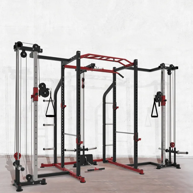 New Gym Squat Rack Push Up Bar Multi Functional Comprehensive Trainer Fitness Equipment Squat Rack