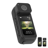 Body Worn Camera Portable POV Vlog Camera Recording 32GB 2.7K 180 Degree Rotatable Magnetic Hanging for Work Travel Pet Walking