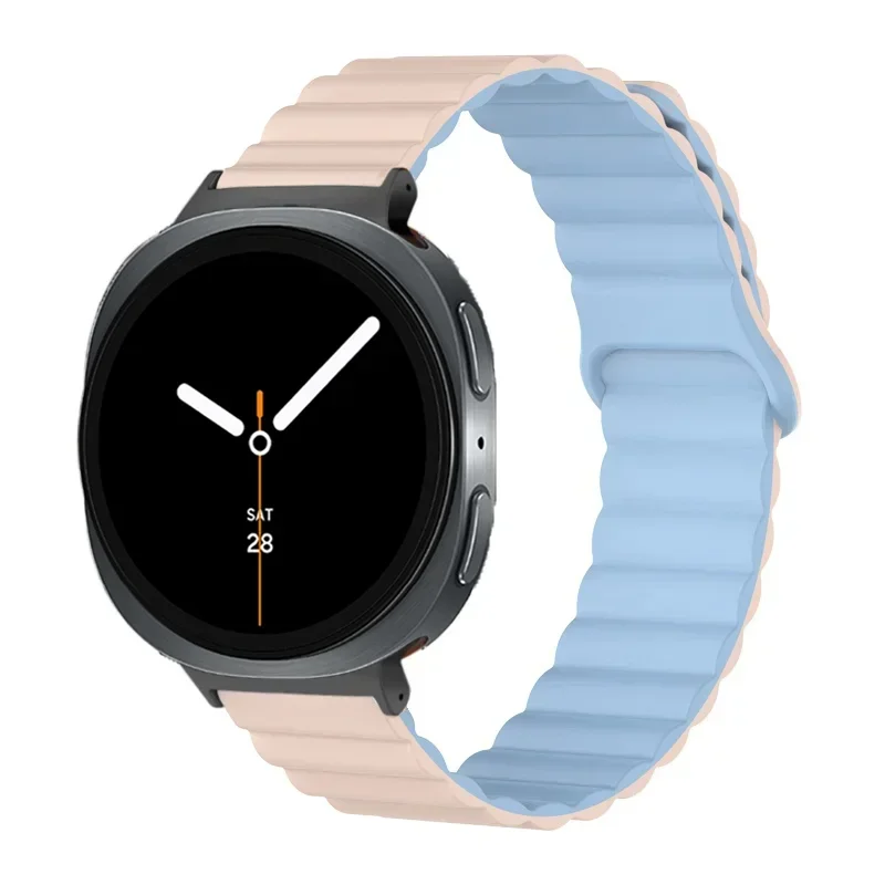 Magnetic Loop Silicone Sport Bracelet Wristband Strap