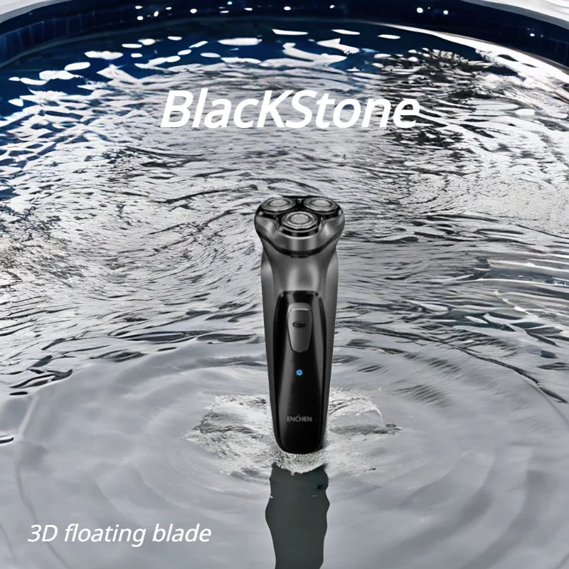 

электробритва мужская Электробритва для путешествий Black Stone мужская, моющийся перезаряжаемый портативный беспроводной триммер, бритва для бороды электробритва enchen