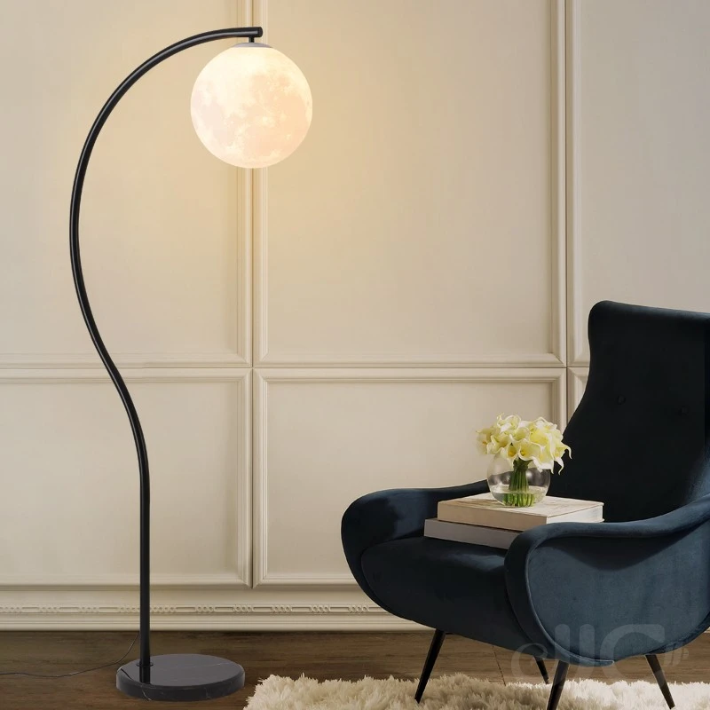 

Jjc Household Floor Moon Lamp Moon Living Room Floor Lamp Creative Art Atmosphere Lamp Bedroom Bedside Lamp