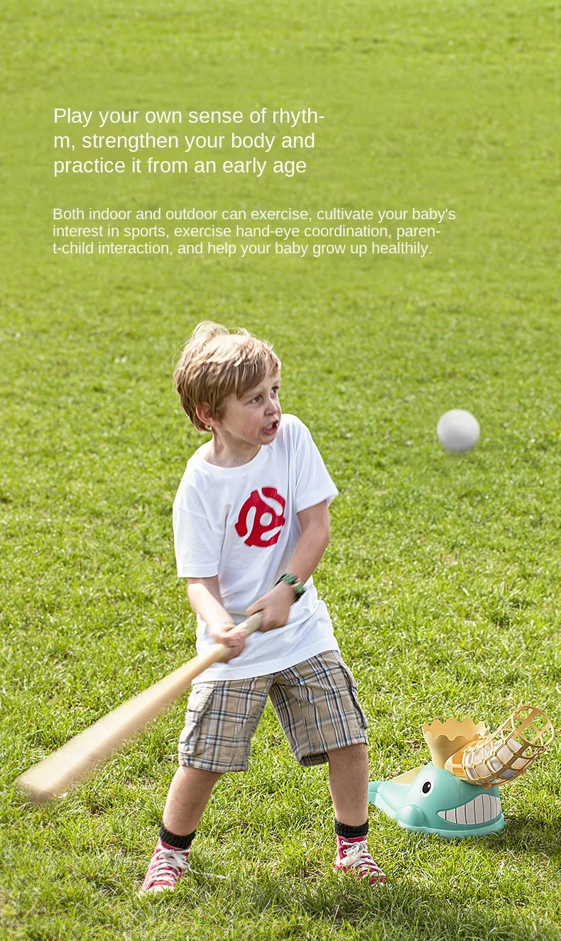 Batte De Baseball Jouet Pour Enfant - 54x6cm, Rouge, Matériel Synthétique, Plein Air