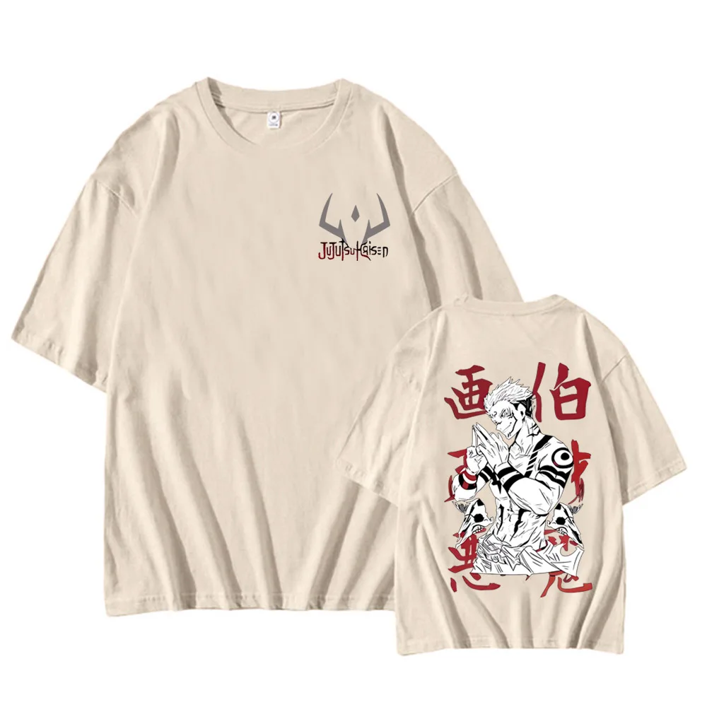 Jujutsu Kaisen Itadori Yuji Premium Cotton Summer Men's T-Shirt
