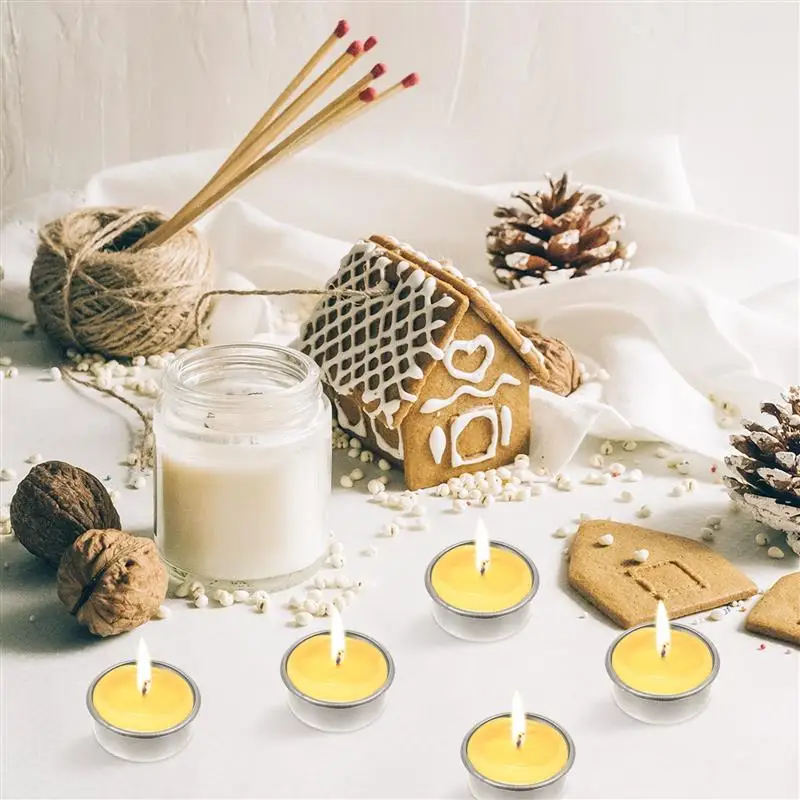 빈 컵 시크 벌크 테이퍼 양초, Tealight 장식 용기, 다리미 촛대, 우아한 웨딩 테이블, 20 개