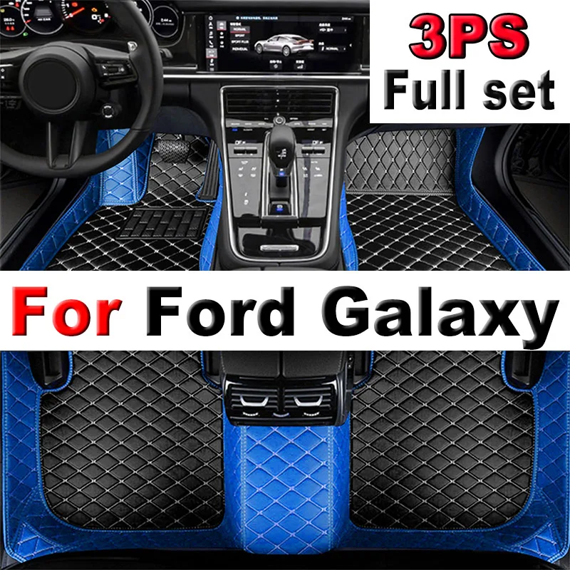 

Car Floor Mats For Ford Galaxy Mk IV 3 2016~2019 7seat Car Interior Parts Waterproof Floor Mat Car Mat Full Set Car Accessories