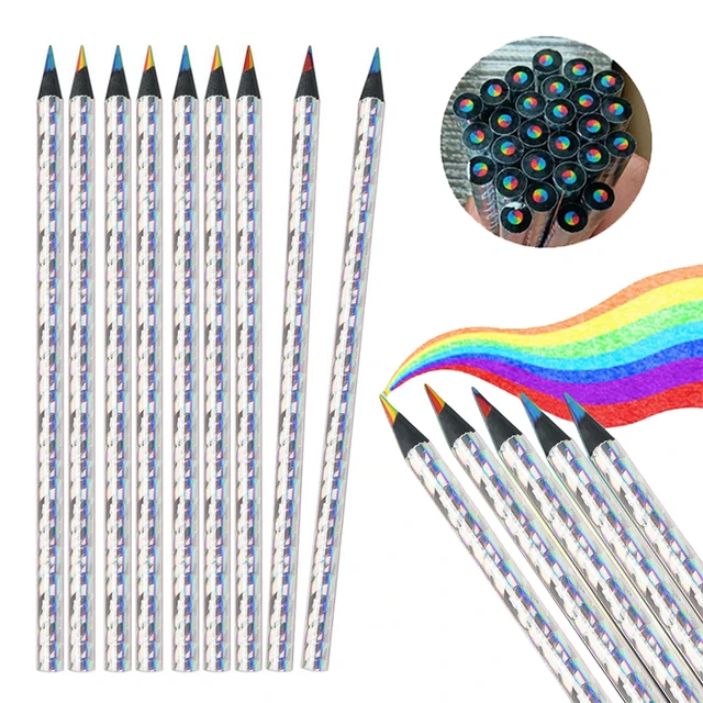 Rainbow Pencil  Pencil creative, Pencil stationery, Colorful art