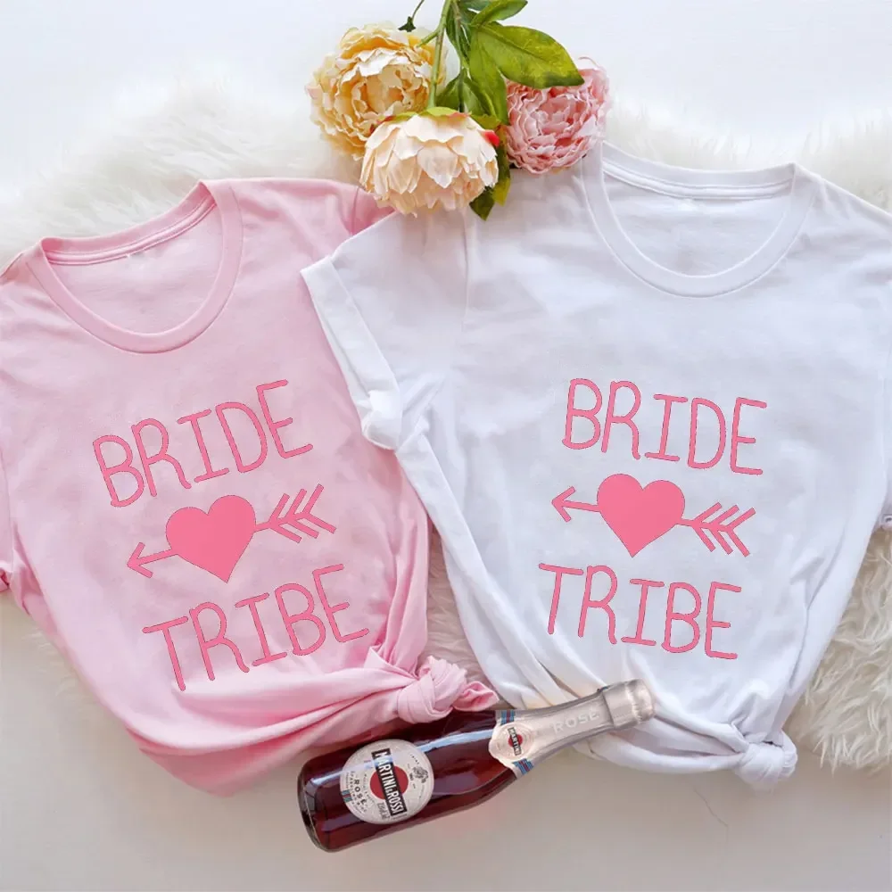 

Футболки с надписью «Friends Team Bride», футболки для девичника, свадьбы, EVJF, Обручальная футболка, женская одежда