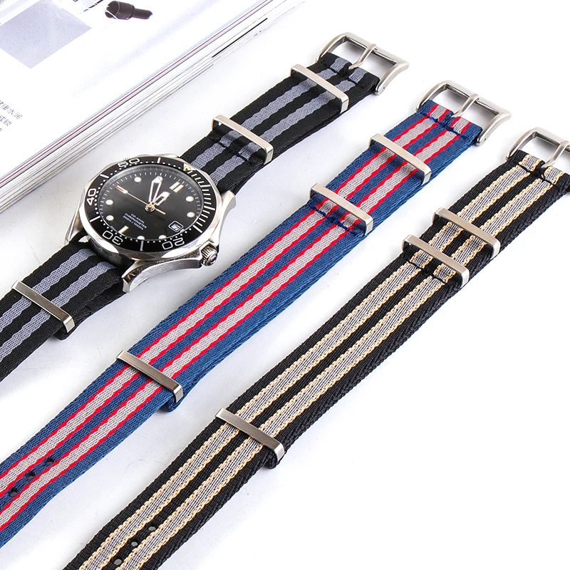 Nato Strap Nylon Watchband For Omega 