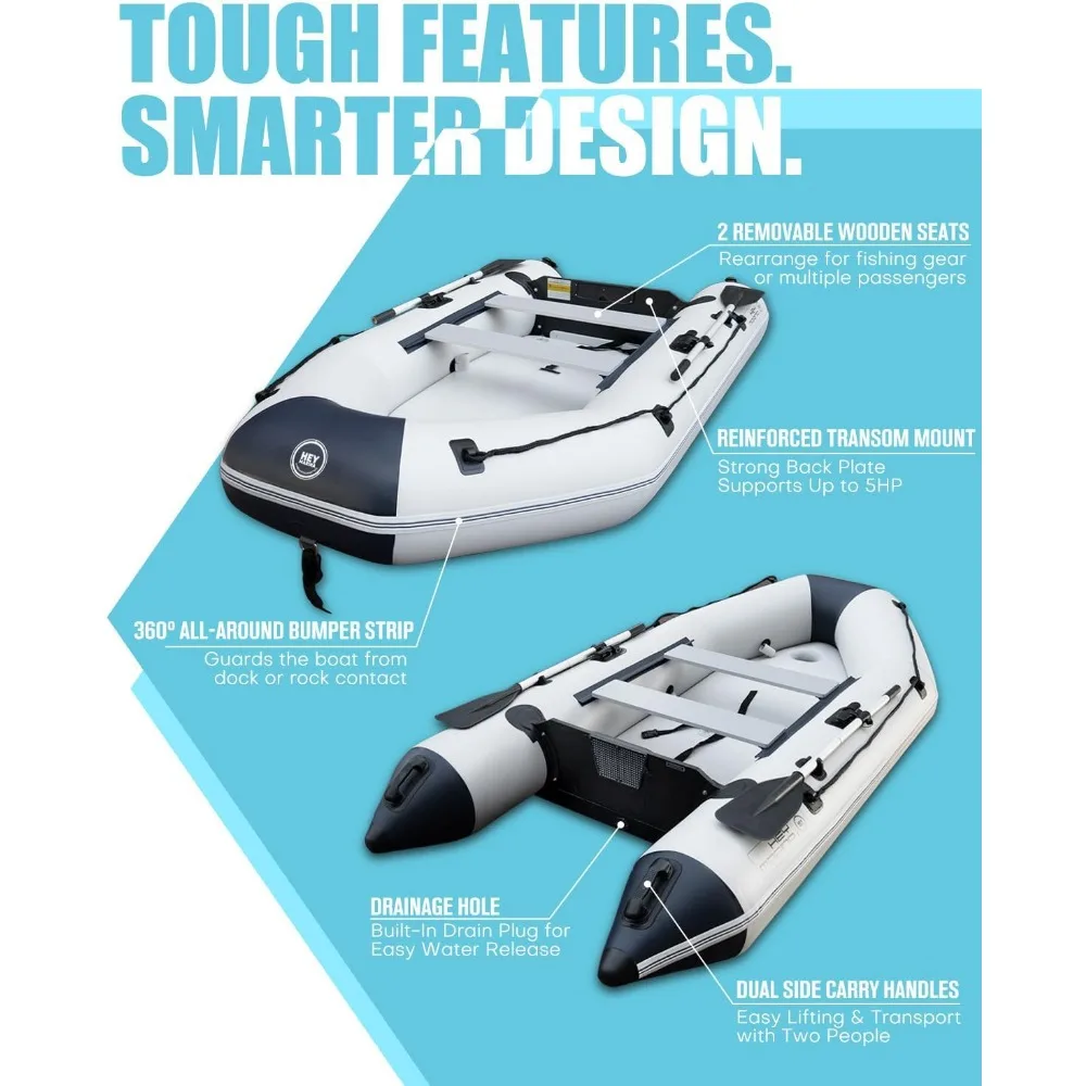 10ft Drop-Stitch Inflatable Dinghy 6