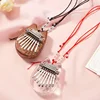 8 Key Mini Wood Kalimba High Quality Exquisite Finger Thumb Piano Marimba Musical Good Accessories Pendant Gift 4