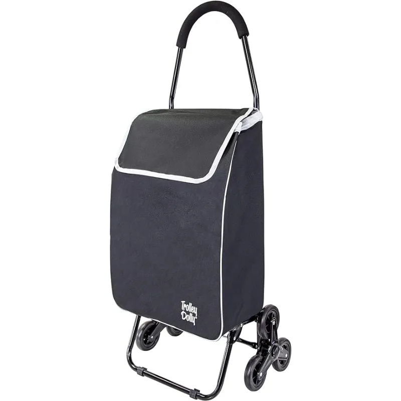 

3 Wheels Heavy Duty Shopping Hand Truck Made for Condos Apartments, 40 Inch Handle Height