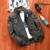 Men's New Solid Color Simple Logo Multi-Pocket Collar Spring And Fall Casual Versatile Trend Fashion Outdoor Aviator Jacket 1