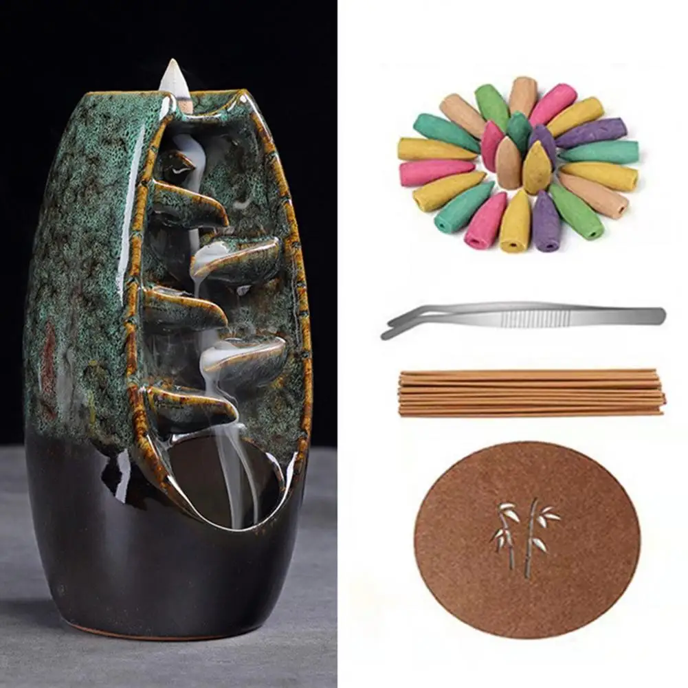 

Курильница дзен с водопадом, 10 конусов