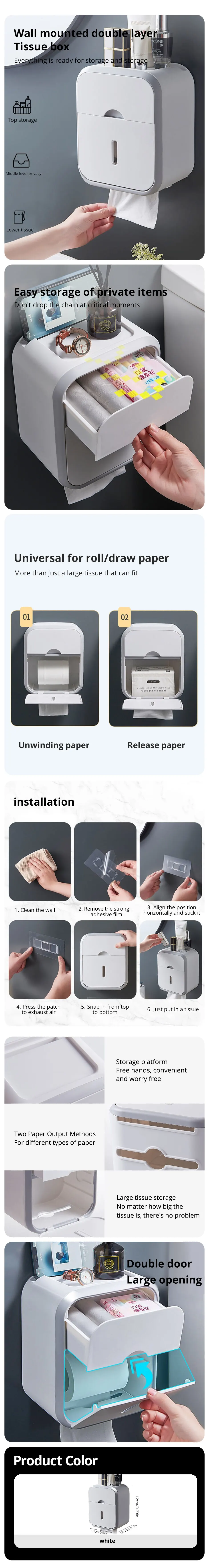 Dispensador de Papel Higiénico 2784: Elegancia y Organización para tu Baño