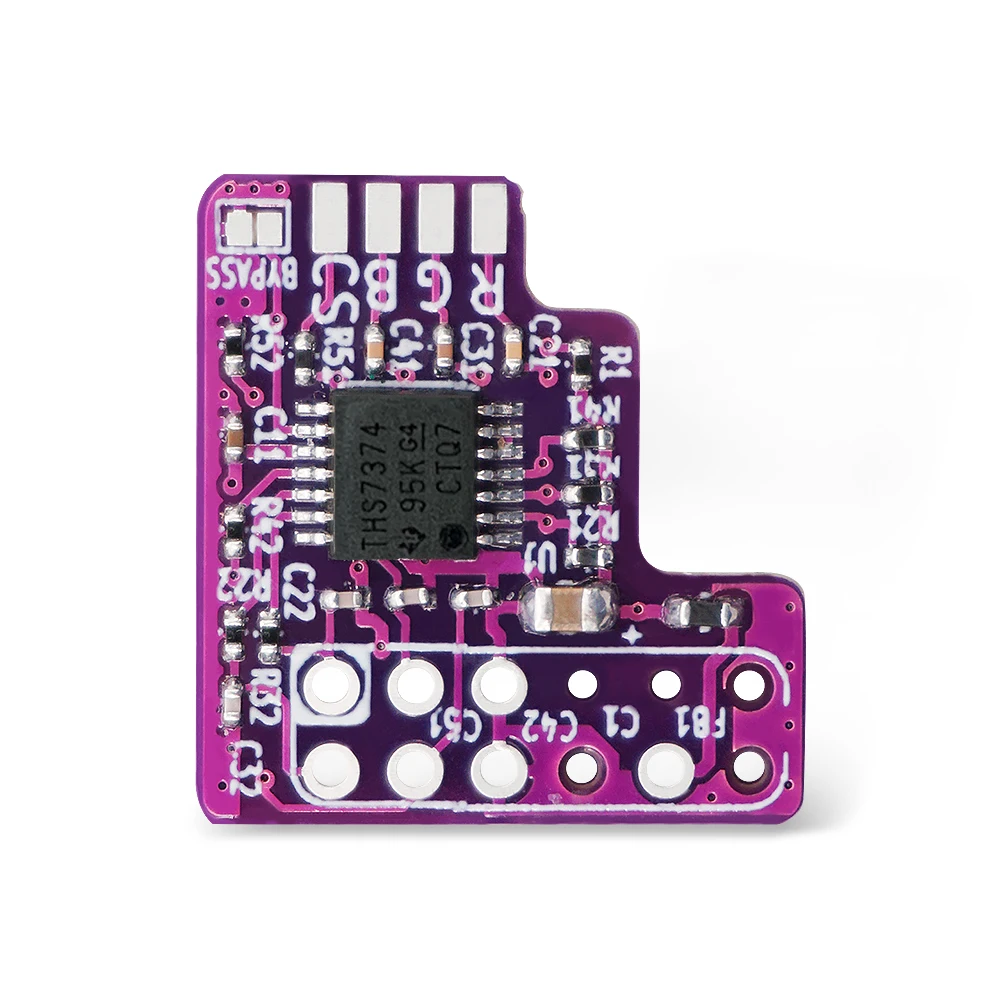 Bitfunx RGB THS7374 Mod Chip Kit de modificação para consoles N64
