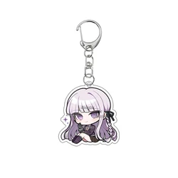 Charming Anime Kawaii Keychain: Kyoko Kirigiri Q Version Acrylic Pendant - About 5cm (T1)