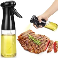 Bouteille de pulvérisation d'huile de 200ml 300ml, distributeur d'huile d'olive de cuisine, Camping barbecue cuisson vinaigre Sauce soja pulvérisateur conteneurs 2