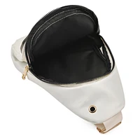 Sac à dos de style neutre pour homme et femme, avec tissu incliné multicolore et matière nylon. Convient aux voyages. 3