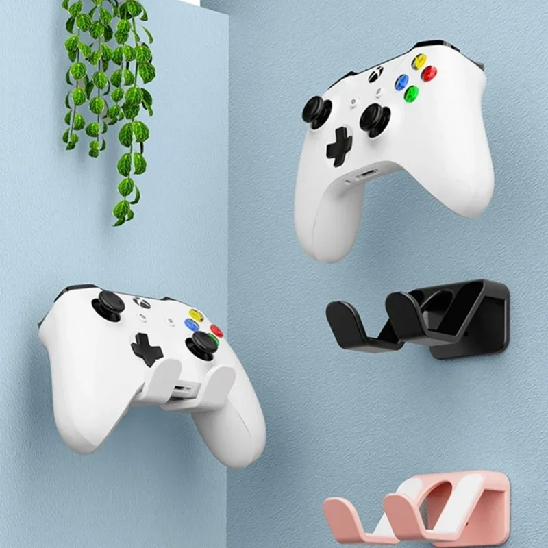 벽걸이형 견고한 게임 컨트롤러 홀더 브래킷 펀치 없음 간편한 설치 Nintendo Switch Pro Sony Xbox용 소형 보관 랙