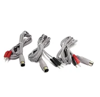 5 pièces 5pin EMS stimulateur musculaire câble électrode Stimulation dispositif de perte de poids Tens corps minceur Machine Pad fil 5