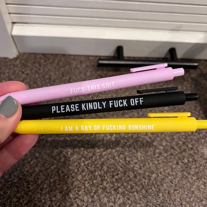 Week Day Cuss Pens