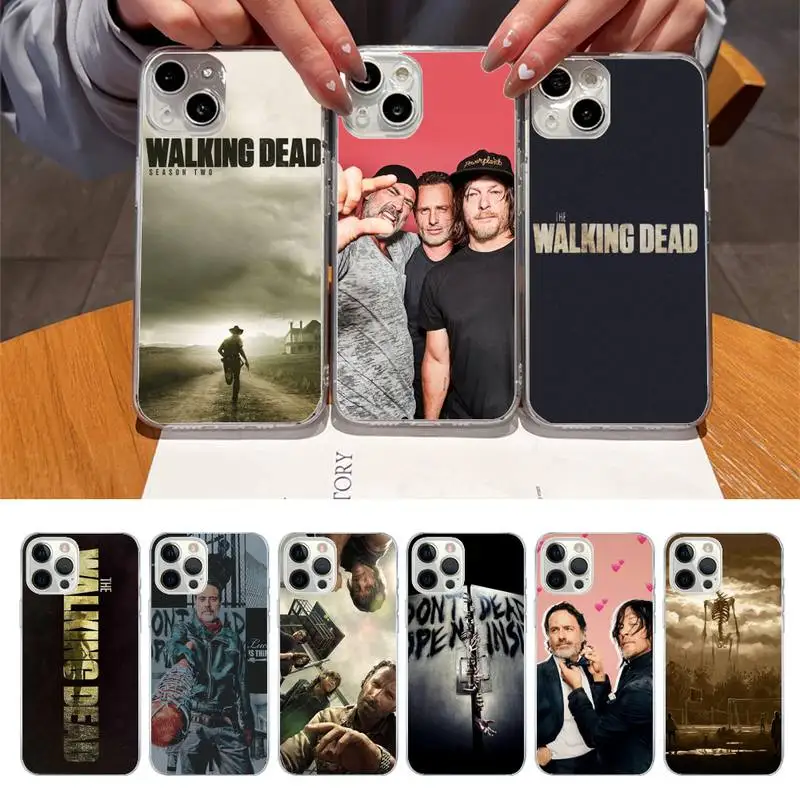 The Walking Dead Phone Case Per Iphone 7 8 Plus X Xr Xs 11 12 13 Se2020 Mini Mobile Iphone 14 Pro Max Case