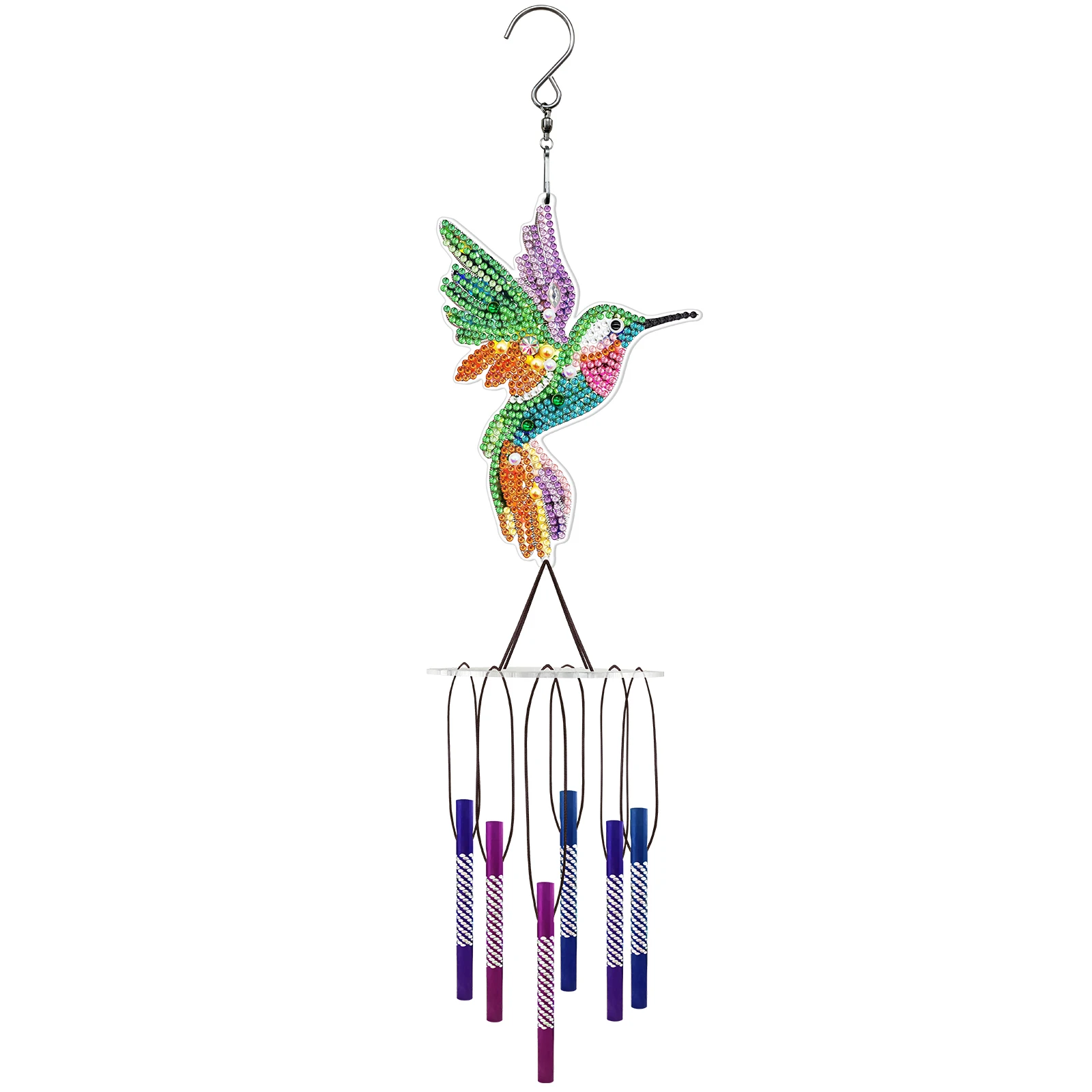 New Animal Butterfly Wind Chime DIY Diamond Painting Wind Chime Ornament 5D Diamond Mosaic Embroidery Craft Home Decoration Gift best 5D DIY Diamond Painting