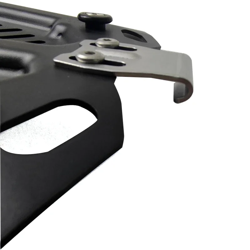 45L 55L/65L/80L/100L Motorcycle Tail Box Quick Release Base Stamping Bottom Plate Tail Box Rack Accessories Stainless Steel