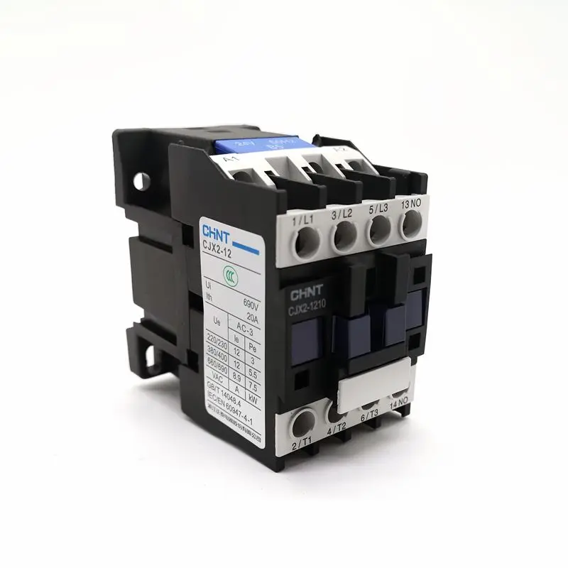 AC 접촉기 CJX2-1201 1NC CJX2-1210 1NO 50Hz AC220V 380V 110V 24V 36V 48V LC1-D12