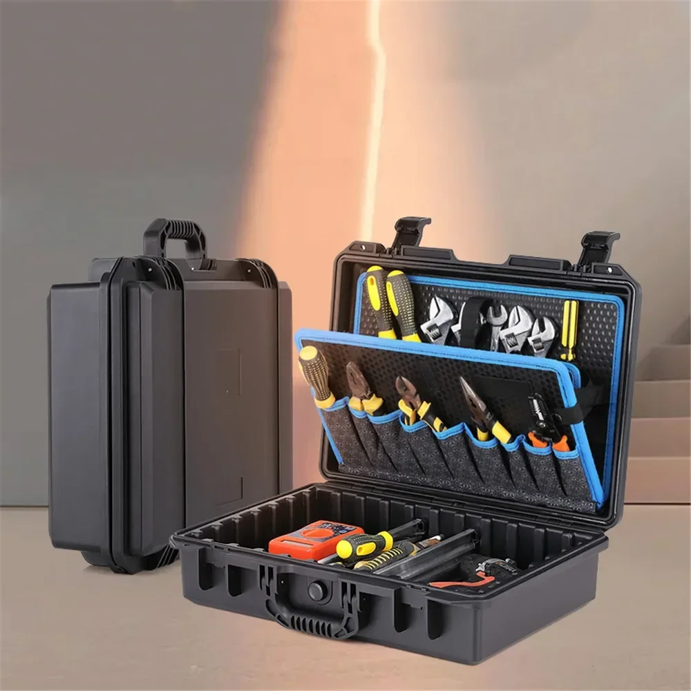Portable Waterproof Multi-Pocket Aluminum Divider Tool Box Outdoor Luggage (Hand Drawer) Tool Organizer Power Tool Boxs 3
