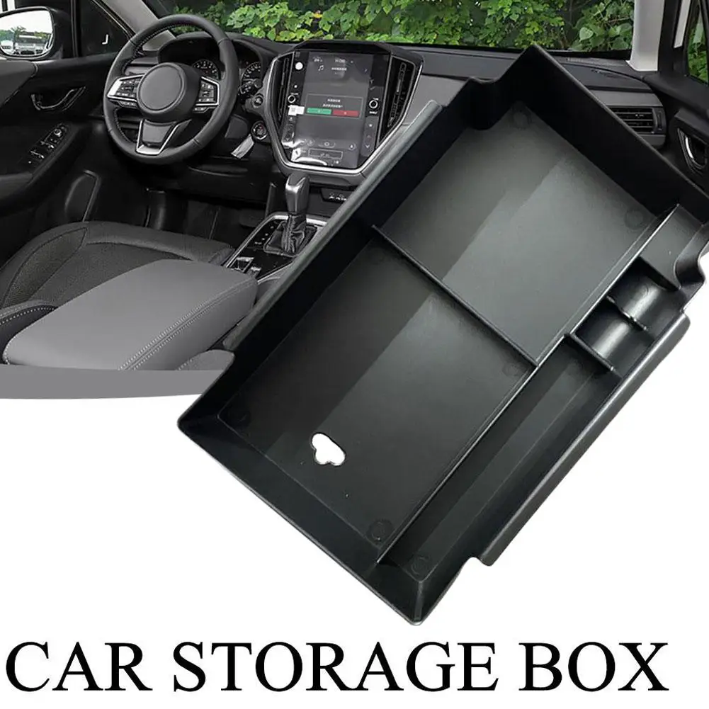 

For Subaru Crosstrek GU series Car Armrest Storage Central Accessories Console Anti-slip Interior Tray Car Box ABS Holder E2J1
