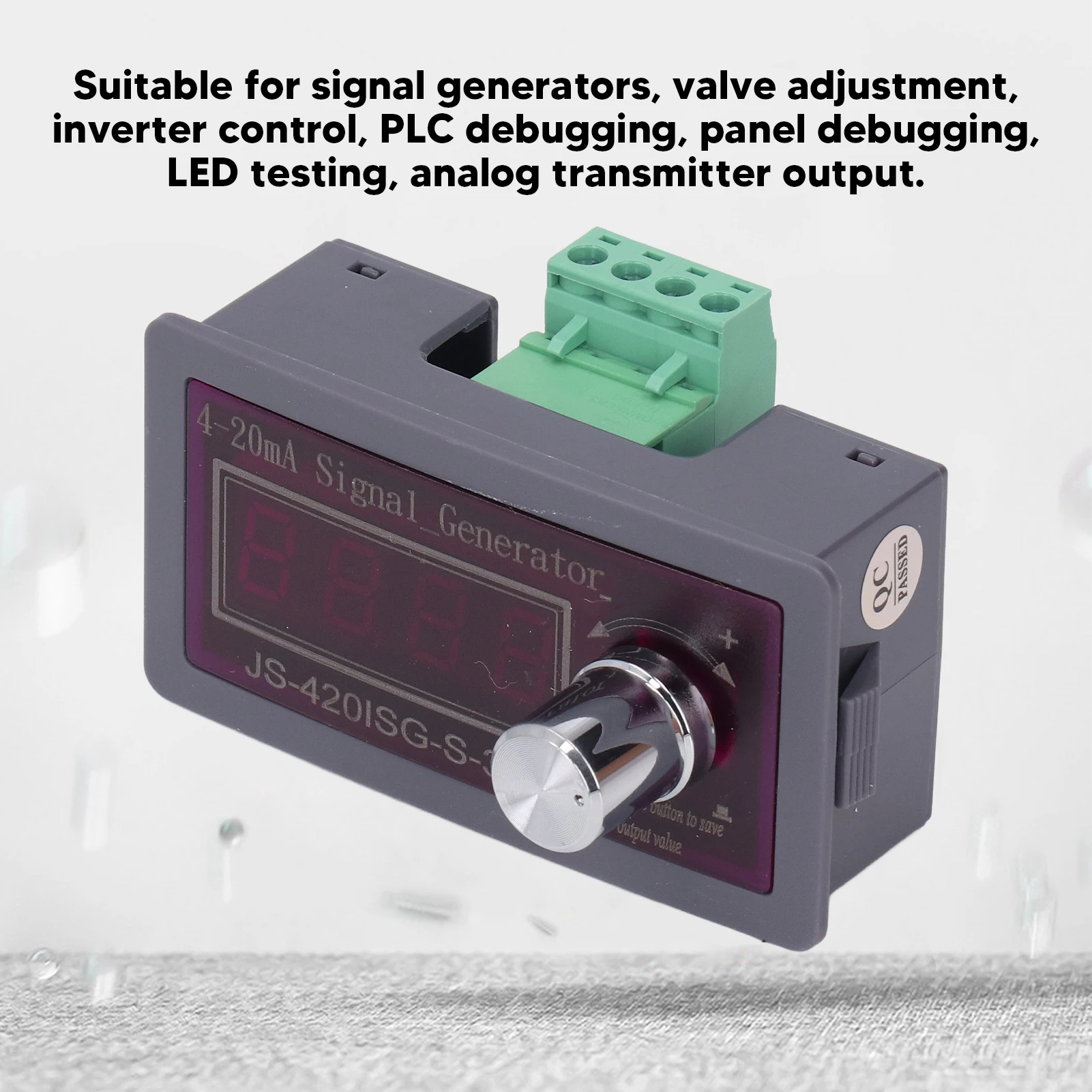 4-20mA Generator Clear LED Display Ampere Display Calibration Generator for Valve Adjustment for PLC Debugging Signal Generator Signal Generator Kit